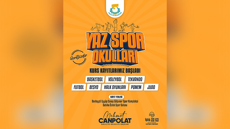 Haliliye Belediyesinden gençler için spor kursu